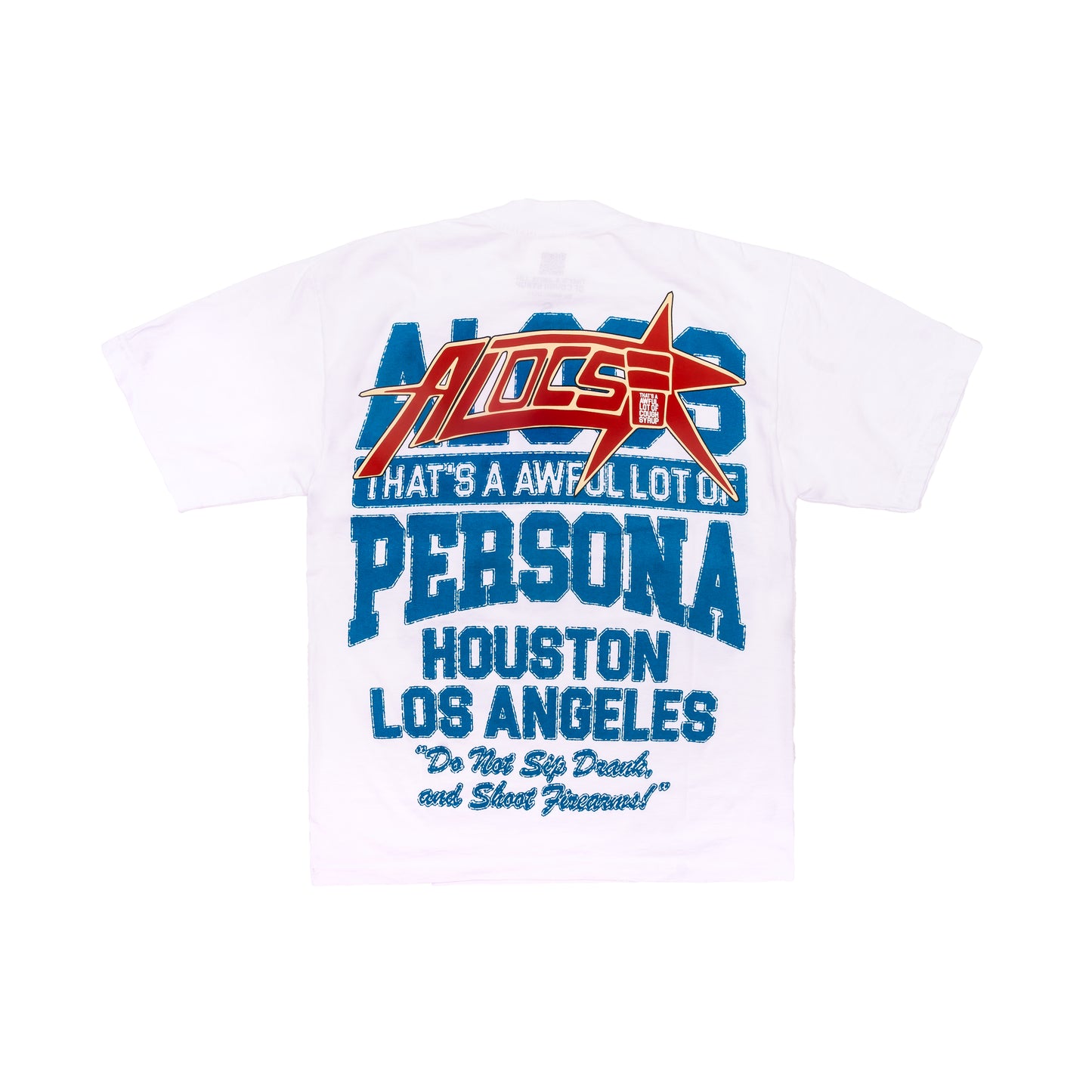 ATHLETICS TEE BLUE WHITE