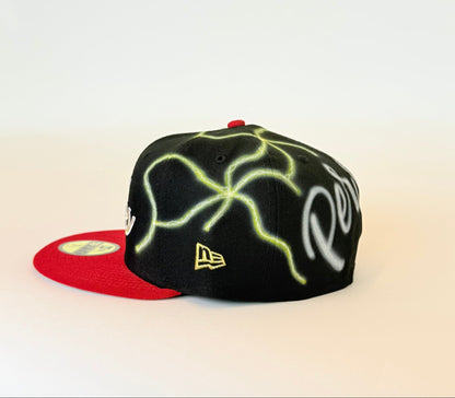 Persona Astros Fitted - Black/Red