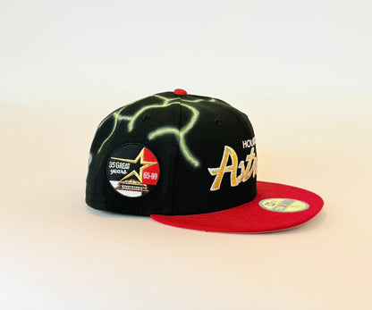 Persona Astros Fitted - Black/Red